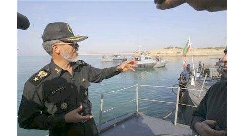 Iran's navy chief Habibollah Sayyari