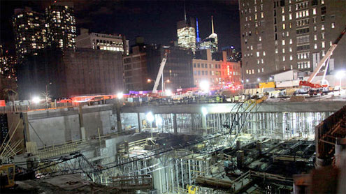One Killed and Four Hurt in Crane Collapse on West Side