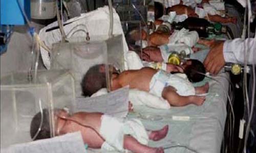 Nine babies die